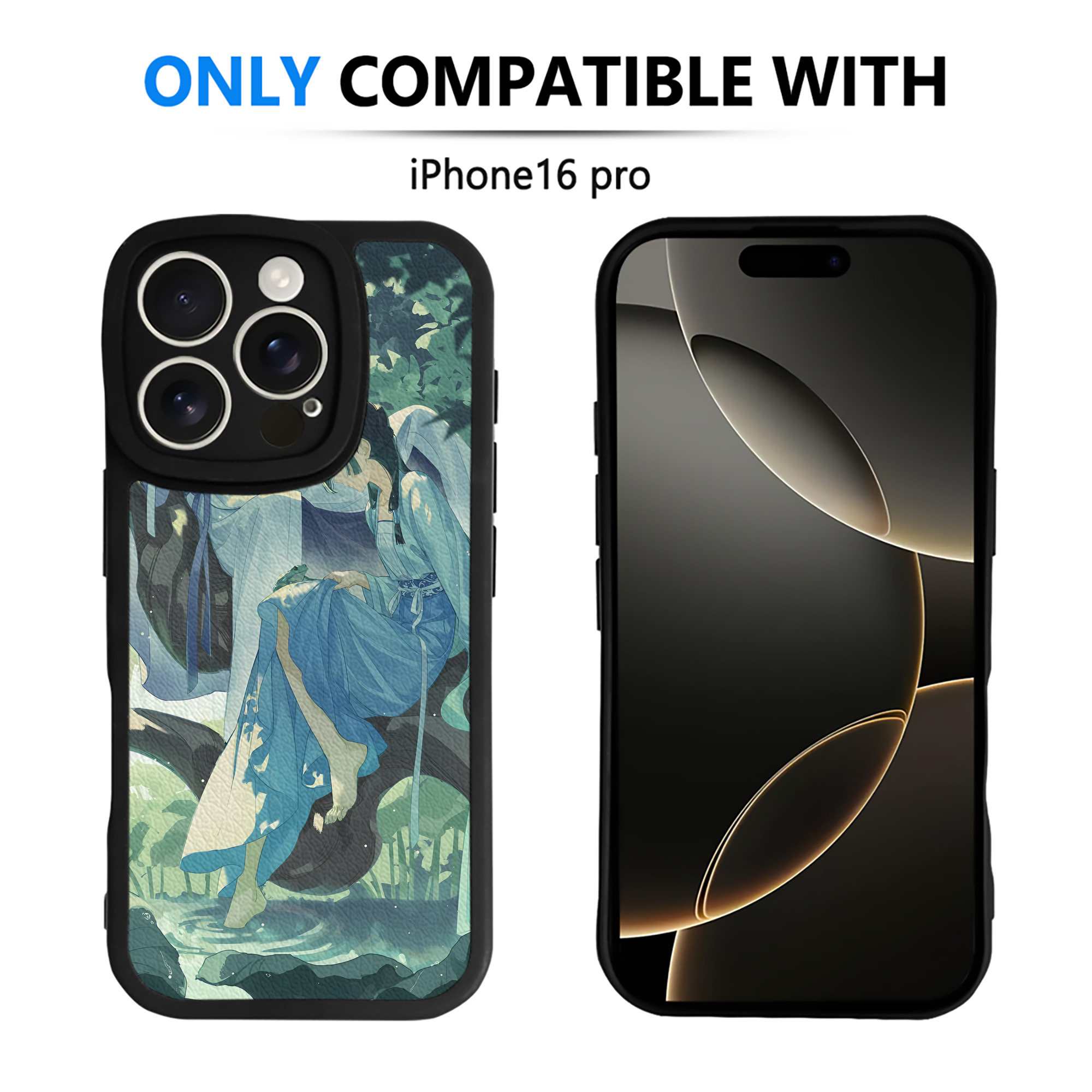 （画像用） 薬屋のひとりごと The Apothecary Diaries 【iPhone 16シリーズ対応】シリコンスマホケース（レザー調） 材質：シリコン